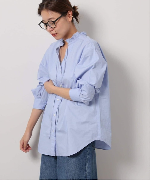 《追加5》ハイカウントコットンスタンドカラー2way