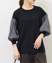 ［26SS新作］【TORRAZZO DONNA/トラッゾドンナ】ドッキングプルオーバー