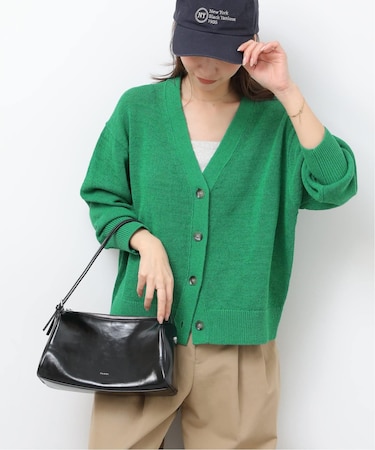 ［26SS新作］リネンコットンVカーディガン