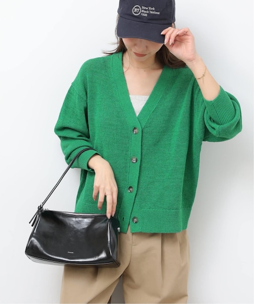 ［26SS新作］リネンコットンVカーディガン