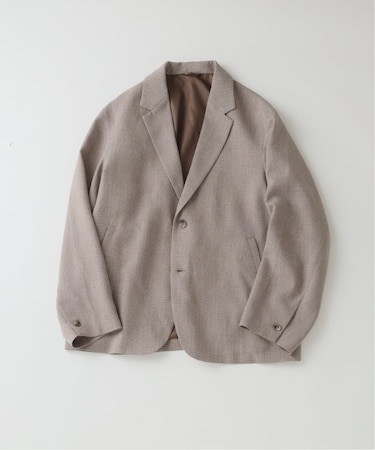 ウォッシャブル バスケット ストライプ ジャケット