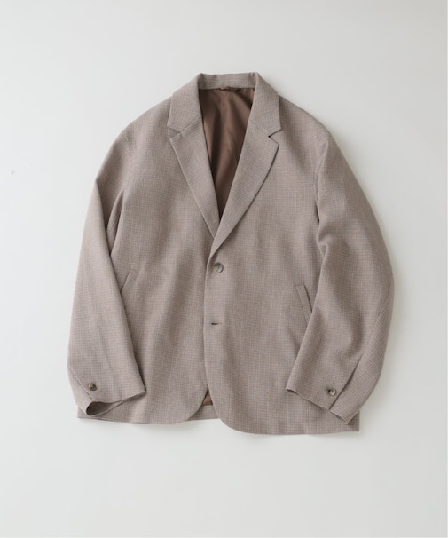 ウォッシャブル バスケット ストライプ ジャケット