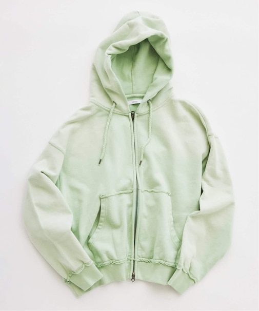 ラフカット ジップパーカー