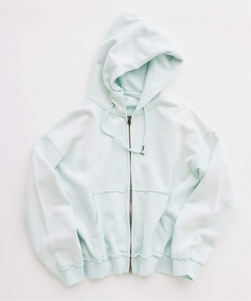 ラフカット ジップパーカー