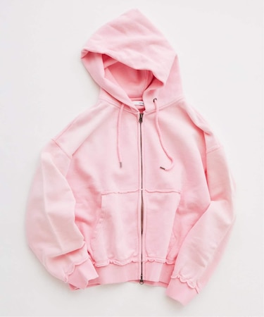 ラフカット ジップパーカー