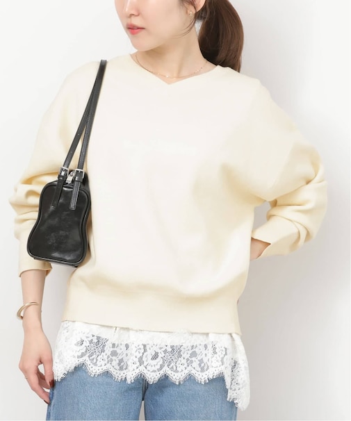 ウォッシャブルニットジャージー2WAYプルオーバー