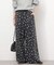 ランダムドットギャザーワイドパンツ