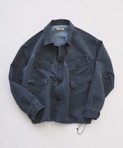 ピグメント加工 CPO シャツブルゾン