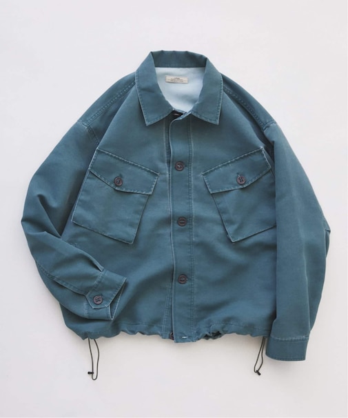 ピグメント加工 CPO シャツブルゾン