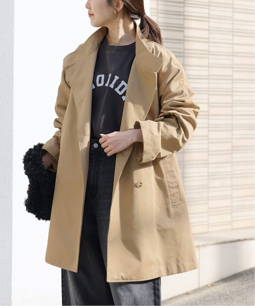 26SS新作］撥水 / スタンドポンチョコート｜ジャーナルスタンダード