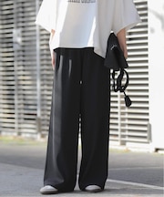 ［26SS新作］ウォッシャブルヘビーツイルイージーワイド