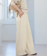 ［26SS新作］ウォッシャブルヘビーツイルイージーワイド