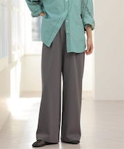 ［26SS新作］ウォッシャブルヘビーツイルイージーワイド