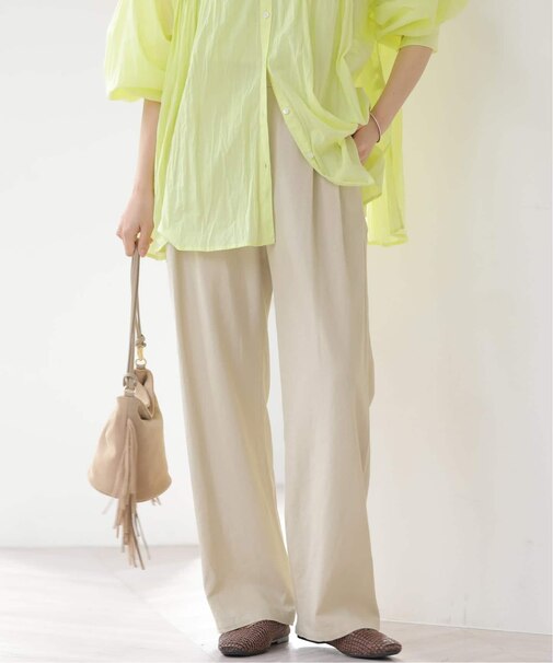 ［26SS新作］リネンフィールタックパンツ