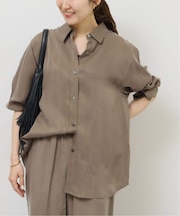 ［26SS新作］キュプラオーバーサイズシャツ