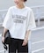 ［26SS新作］カットオフワイドロゴTee