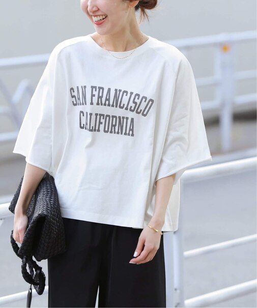 ［26SS新作］カットオフワイドロゴTee