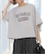［26SS新作］カットオフワイドロゴTee