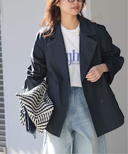 《追加 / 手洗い可》ハーフトレンチコート