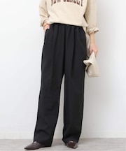 ［26SS新作］リネンミックスリラックスカーブパンツ