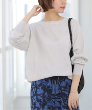 ［26SS新作］リネンミックスシアードルマンプルオーバー