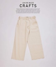 クラフトデニム 12oz ワイド デニム スラックス