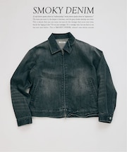 スモーキーデニム 11oz ジップブルゾン
