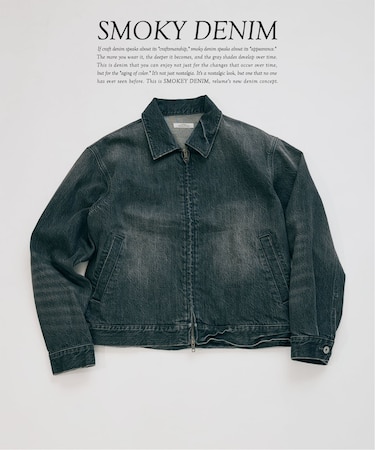 スモーキーデニム 11oz ジップブルゾン