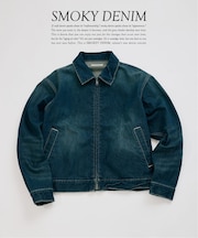 スモーキーデニム 11oz ジップブルゾン