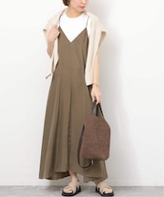 ［26SS新作］キュプラロングキャミワンピース