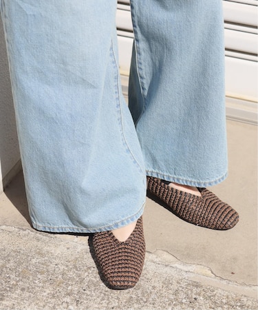 ［26SS新作］RELUME メッシュスクエアパンプス