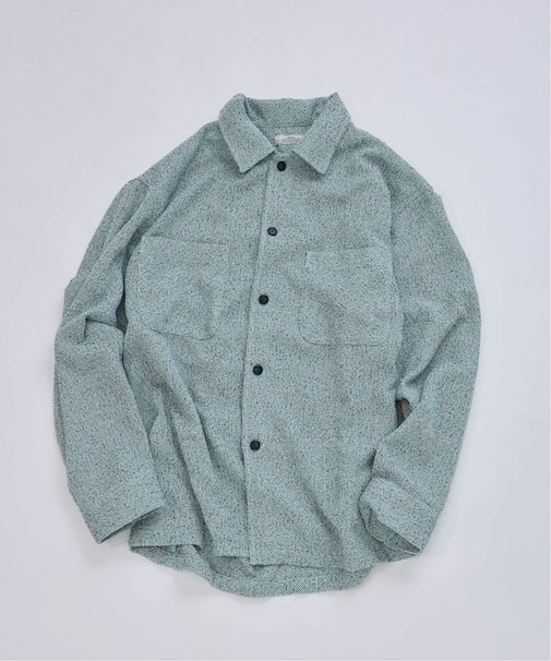 リングヤーン ミックスカラー CPOシャツ