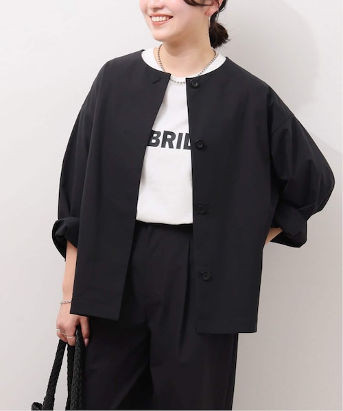 ジャーナルスタンダードレリューム クルーネックコクーンブルゾン 追加》［撥水 / UVカット］【SPENSIERATO】クルーネックコクーン