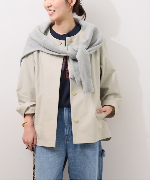 追加》［撥水 / UVカット］【SPENSIERATO】クルーネックコクーン