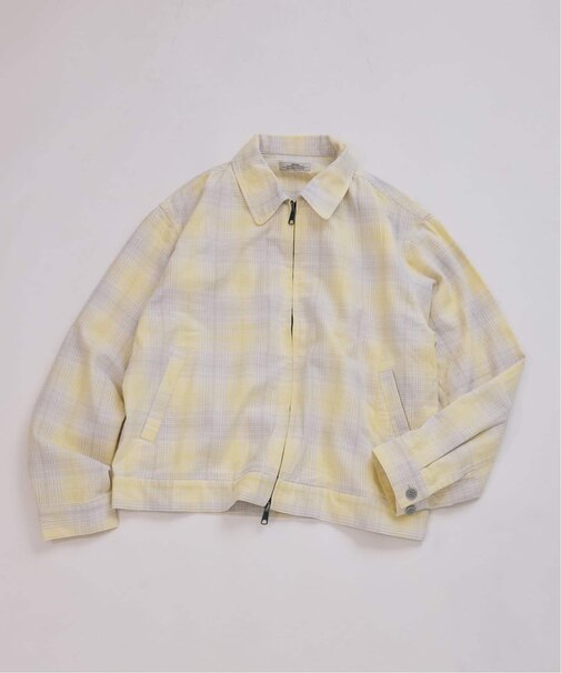 チェック ショート シャツブルゾン