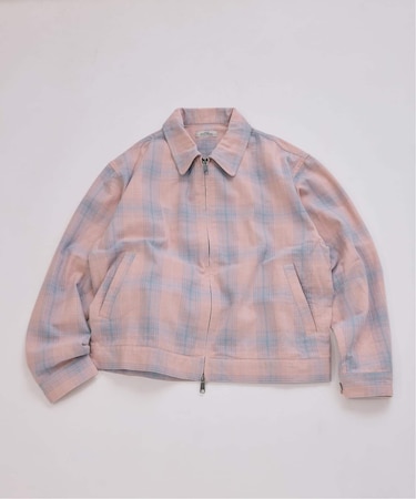 チェック ショート シャツブルゾン