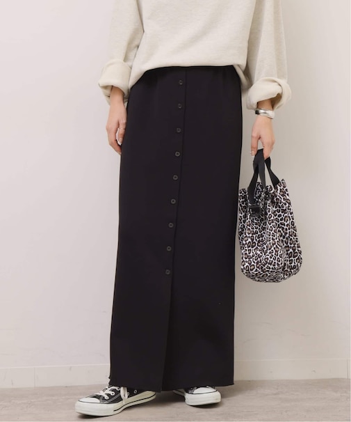 フロントボタンカットイージースカート