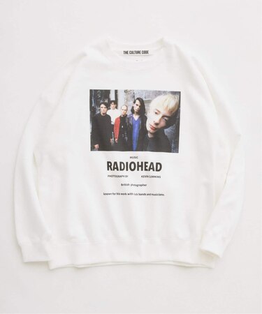 【THE CULTURE CODE】レディオヘッド by Kevin Cummins フォトスウェット