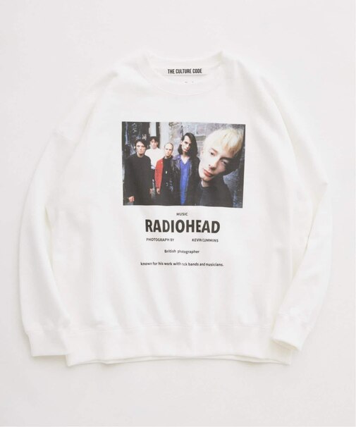 【THE CULTURE CODE】レディオヘッド by Kevin Cummins フォトスウェット