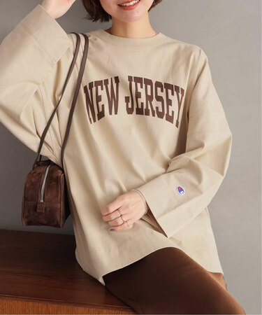 別注【Champion/チャンピオン】16s/1 Jersey L/S Bleach Wash：カットソー