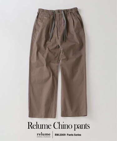 ”Relume” ウエポンチノ イージーパンツ