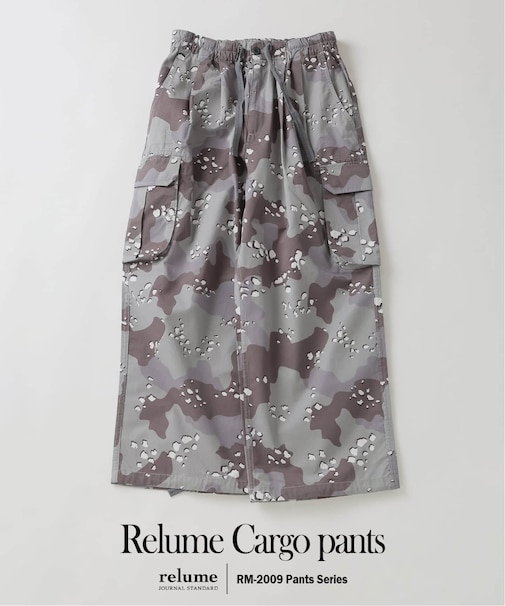 ”Relume” イージー カーゴパンツ