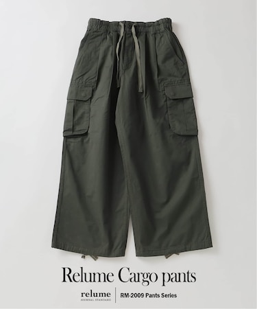 ”Relume” イージー カーゴパンツ