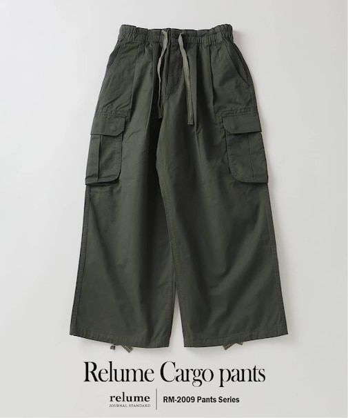 ”Relume” イージー カーゴパンツ