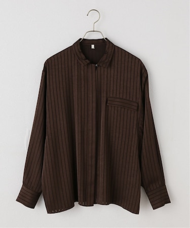 【ARCHIVE STANCE】satin stripe dolman shirt