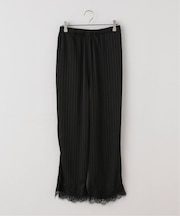 【ARCHIVE STANCE】 satin stripe easy pants