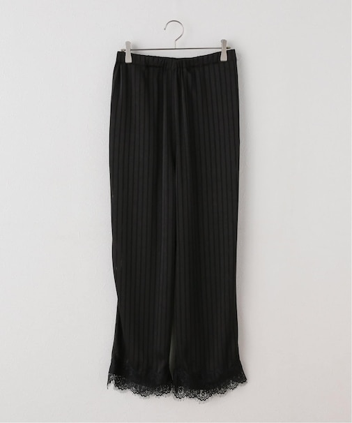 【ARCHIVE STANCE】 satin stripe easy pants