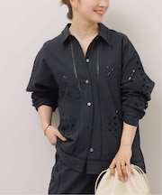 ［26SS新作］カットワークエンブロイダリーシャツ