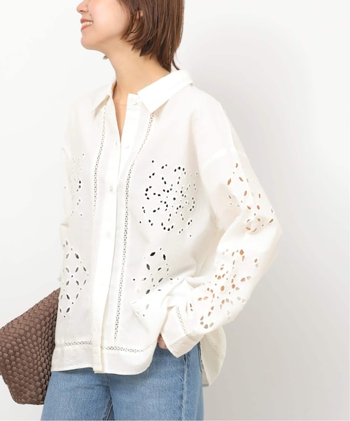 26SS新作］カットワークエンブロイダリーシャツ｜ジャーナル