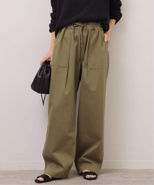 ［26SS新作］ギャザーワイドベイカー